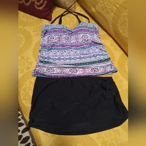 SKIRT TANKINI BATHING SUIT